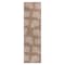 World Rug Gallery Contemporary Palm Leaves Textured Flat Weave Indoor/Outdoor Runner Rug 2'x7' Brown 111BROWN2X7 - alternate 3